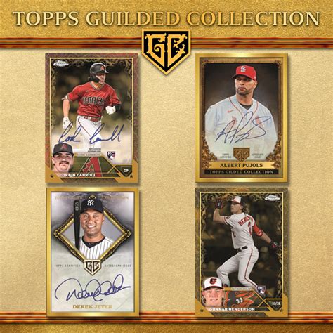 2023 topps gilded checklist - 2023 Topps Pro Debut Baseball is a minor league release that draws from the MiLB. The set features top name prospects, as well as a few former minor leaguers who made it big in the MLB. The release includes a mix of base, parallels, autos, and inserts and is available in both the Hobby and HTA Jumbo formats, …